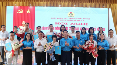 Công đoàn xã Mậu A thành lập mới 6 công đoàn cơ sở