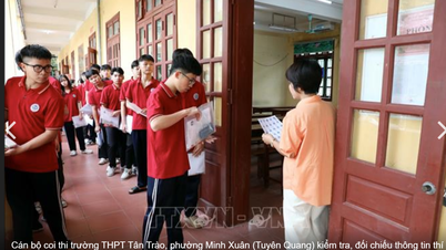 Bộ Giáo dục và Đào tạo kiểm tra, làm rõ kết quả thi môn Toán tại tỉnh Tuyên Quang