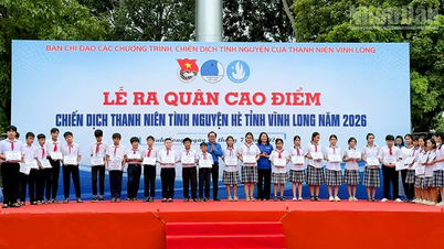 Vinh Long lance avec enthousiasme la phase finale de la campagne de bénévolat des jeunes pour l'été.