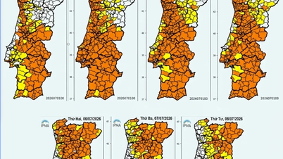 Portugal emite um alerta vermelho e declara estado de aviso devido ao calor extremo.