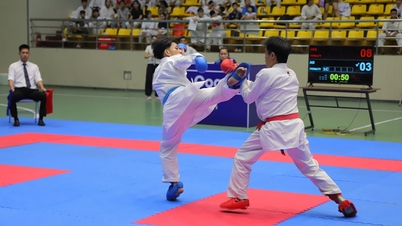 バクニン：全国スポーツフェスティバルにおける空手・テコンドー競技会および年齢別選手権大会の開会式。