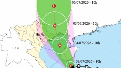 Tyfonen Maysak intensifieras och är på väg mot havsområdet Quang Ninh - Hung Yen.