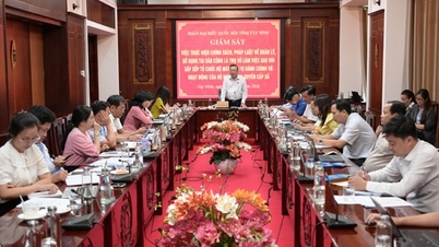 Tay Ninh: Delegasjonen fra provinsens nasjonalforsamling overvåker forvaltningen og bruken av offentlige eiendeler.