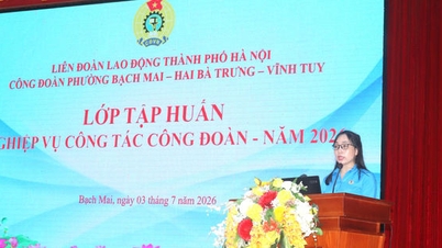 Tập huấn nghiệp vụ tài chính Công đoàn cho 230 cán bộ phường Bạch Mai, Vĩnh Tuy, Hai Bà Trưng
