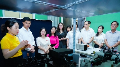 The Provincial National Assembly Delegation monitors the implementation of policies and laws on science and technology and innovation at Vinh University.