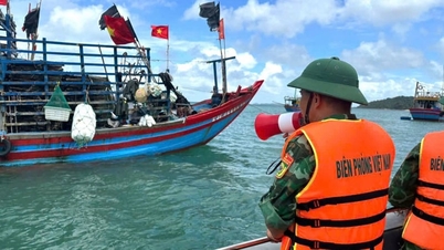 Khẩn trương kêu gọi tàu thuyền tránh bão số 1
