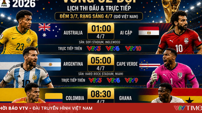 Jadwal dan siaran langsung Piala Dunia FIFA 2026™ di VTV pada malam tanggal 3 Juli dan pagi tanggal 4 Juli: Messi "menjawab panggilan" dari C. Ronaldo.