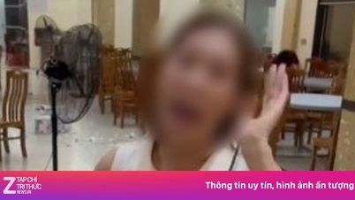 Weryfikacja nagrania pracownika hotelu, który sfingował wypadek, aby przytłoczyć kierowcę taksówki w Thanh Hoa.