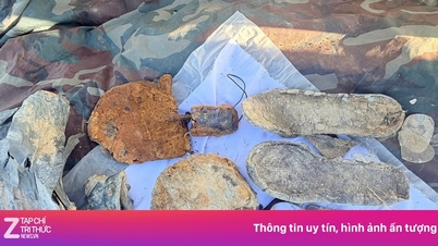 공항 부지 정리 작업 중 전사한 병사들의 유해와 유물이 발견되었습니다.
