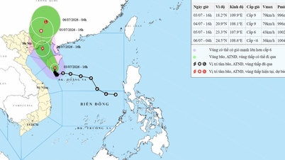 Tyfonen Mayak vil sandsynligvis ændre sin bevægelsesretning, og dens cirkulation vil have en stor indvirkning på den nordøstlige region af Vietnam.