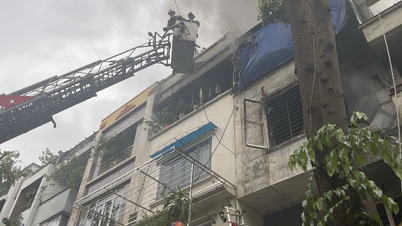 Erste Informationen zum Brand im Stadtgebiet Van Phu, Stadtteil Kien Hung, Hanoi.