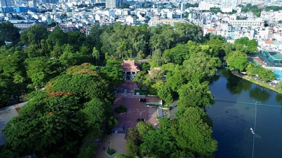 Ho Chi Minh-staden söker efter och samlar kvarlevorna av fallna soldater i Le Thi Rieng-parken.