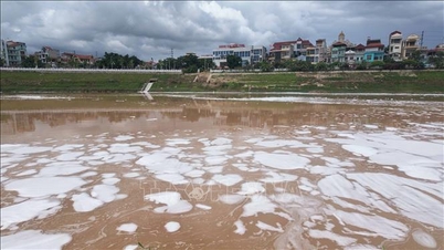 Lang Son eyaletindeki Ky Cung Nehri'nde oluşan beyaz köpüğün nedeninin belirlenmesi