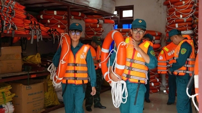 Quang Ninh: Het provinciale militaire commando staat klaar om te reageren op tyfoon Maysak (tyfoon nr. 1).