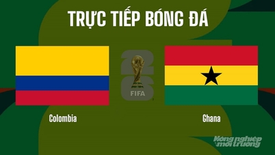 Spielvorschau und Live-Übertragung von Kolumbien gegen Ghana auf VTV3 bei der Weltmeisterschaft 2026 heute, 4. Juli 2026.
