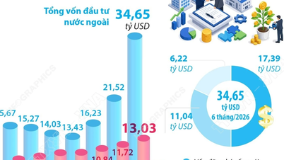 De samlede registrerede udenlandske investeringer i Vietnam steg med 61 % i de første seks måneder.