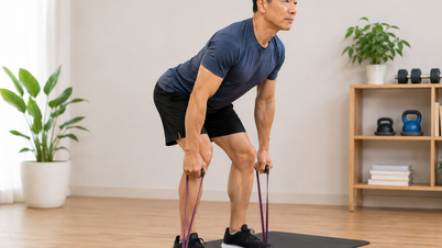 5 ท่าออกกำลังกายด้วยยางยืดเพื่อช่วยลดไขมันหน้าท้องหลังอายุ 50 ปี
