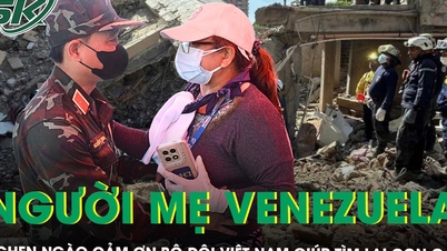 Uma mãe na Venezuela agradeceu emocionada à equipe de resgate vietnamita por ajudar a encontrar sua filha, que ficou desaparecida por 7 dias.