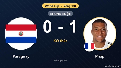 Mbappé besegrar Paraguay, Frankrike går säkert vidare till VM-kvartsfinal.