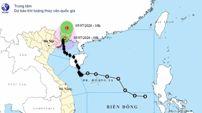 Bão số 1 di chuyển chậm, giảm cường độ và khả năng suy yếu trong ngày 5/7