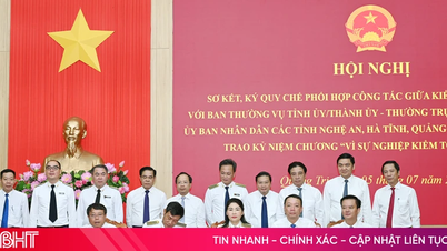 ការចុះហត្ថលេខាលើកិច្ចព្រមព្រៀងសហប្រតិបត្តិការរវាងការិយាល័យសវនកម្មរដ្ឋ និងខេត្តហាទីញ និងខេត្ត និងក្រុងដទៃទៀត។