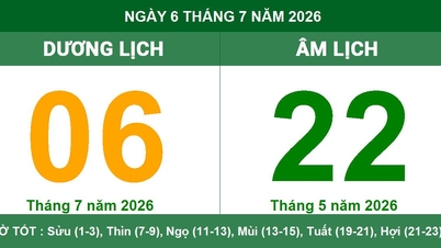 Lunární a solární kalendář pro 6. července 2026: Podrobnosti o příznivých hodinách a feng shui aspekty.
