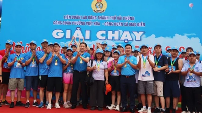 Hải Phòng: Khu công nghiệp Lai Cách sôi động với giải chạy tập thể quy mô lớn của người lao động