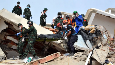 Vietnamlı ekip, Venezuela'daki depremin ardından enkazdan 54 ceset çıkardı.