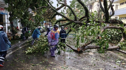 Quảng Ninh: Mưa lớn gây ngập cục bộ một số khu vực sau bão, không có thương vong về người