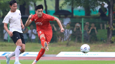 A seleção vietnamita venceu por 6 a 0 em seu primeiro jogo-treino na Coreia do Sul.