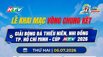 LIVE Khai mạc VCK Giải bóng đá Thiếu niên - Nhi đồng Cúp HTV 2026