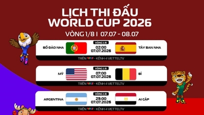 Jalkapallon MM-kisojen 2026 aikataulu ja suora lähetys VTV:llä 7. heinäkuuta.