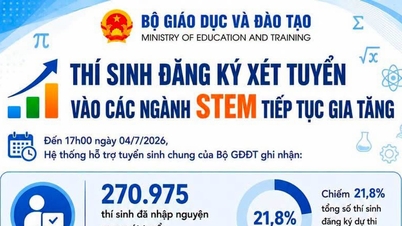 Jumlah pelamar yang mendaftar untuk program STEM telah meningkat tajam.