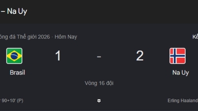 Haaland erzielte einen Doppelpack, als Norwegen Brasilien besiegte und ins Viertelfinale einzog.