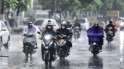 Ramalan cuaca untuk 6 Julai: Ribut petir di Vietnam Utara, cerah di Vietnam Selatan.