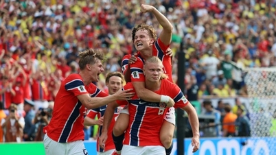 Haaland dupla gólt szerzett, így Norvégia 2-1-re legyőzte Brazíliát a világbajnokságon.