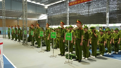 Avskedsceremoni för det sjunde programmet "Att lära sig att bli polis", 2026 - Cao Bang Online Newspaper