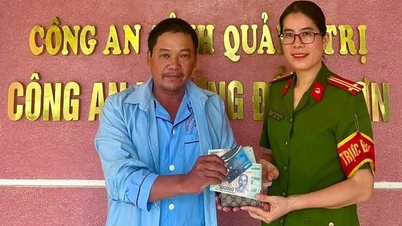 អ្នកដែលបានរកឃើញកាបូបលុយដែលមានលុយជាង ៥ លានដុង បានប្រគល់វាទៅឱ្យម្ចាស់របស់វាវិញ។