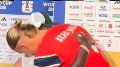 Vinicius' vriendelijke gebaar richting Haaland