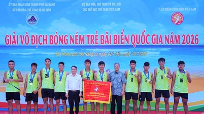 ทีมจากนครโฮจิมินห์คว้าแชมป์แฮนด์บอลชายหาดชายรุ่นอายุไม่เกิน 18 ปีระดับชาติ ที่เมืองดานัง