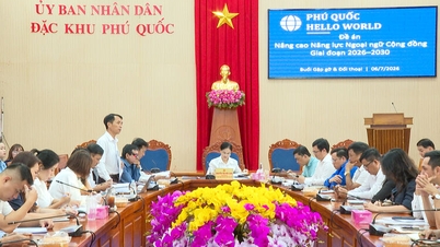 Phu Quoc APEC 2027 کی خدمت کے لیے ایک غیر ملکی زبان کو مقبول بنانے کے منصوبے کو نافذ کرتا ہے۔