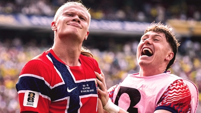 Norsko vyřazuje Brazílii: Haalandovo vikingské kladivo