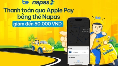 Bayar dengan Apple Pay menggunakan kartu NAPAS Anda di BE dan dapatkan penawaran kombo spesial.