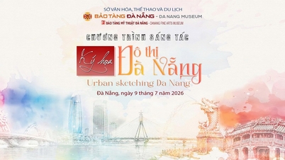 20 konstnärer deltog i programmet "Da Nang Urban Sketching".