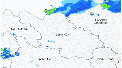 Alerte aux fortes pluies localisées dans certaines communes et certains quartiers du nord de la province de Lao Cai.