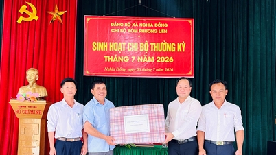 ผู้อำนวยการกรมเกษตรและสิ่งแวดล้อมเข้าร่วมการประชุมกลุ่มพรรคประจำหมู่บ้านฟองเหลียน ตำบลเหงียดง