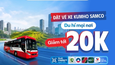 Bestill Kumho Samco-bussbillettene dine og få attraktive rabatter når du betaler med VNPAY-QR.