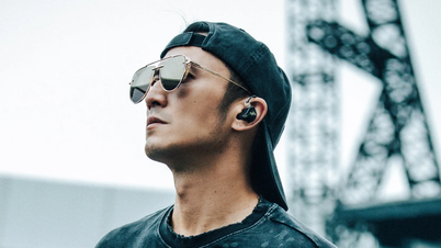 Nicholas Tse grät inför tiotusentals människor.