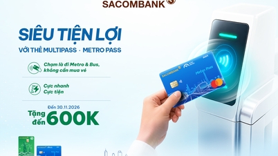 Ưu đãi đến 600.000 đồng khi chạm thẻ Sacombank đi xe buýt và Metro