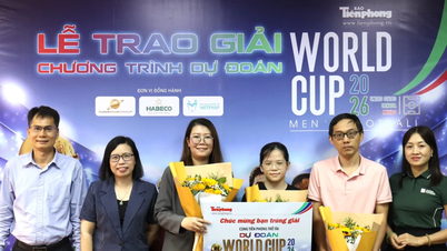 Trao thưởng minigame 'Cùng Tiền Phong trổ tài dự đoán World Cup 2026' tại TPHCM